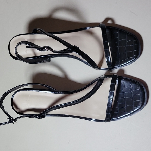 H by Halston Sandal Block Heel Size 11 - Picture 2 of 8